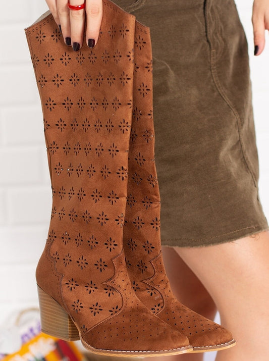 detailed western boots
