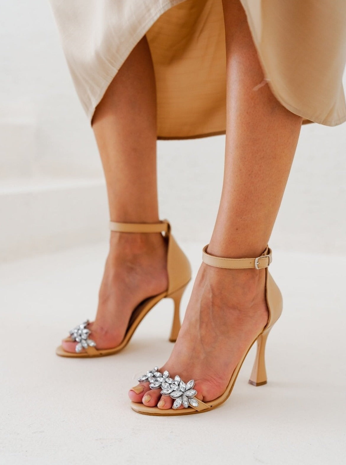 Claire diamante strappy sandal