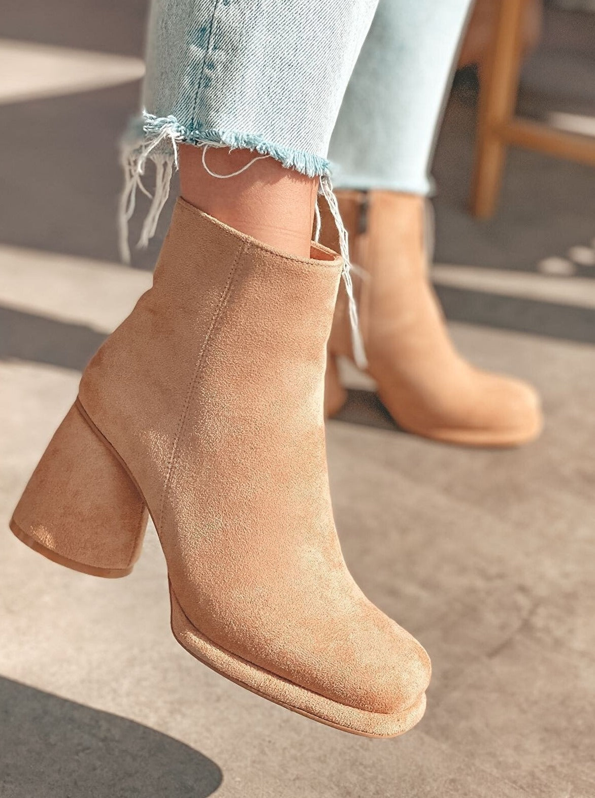 suede ankle boots