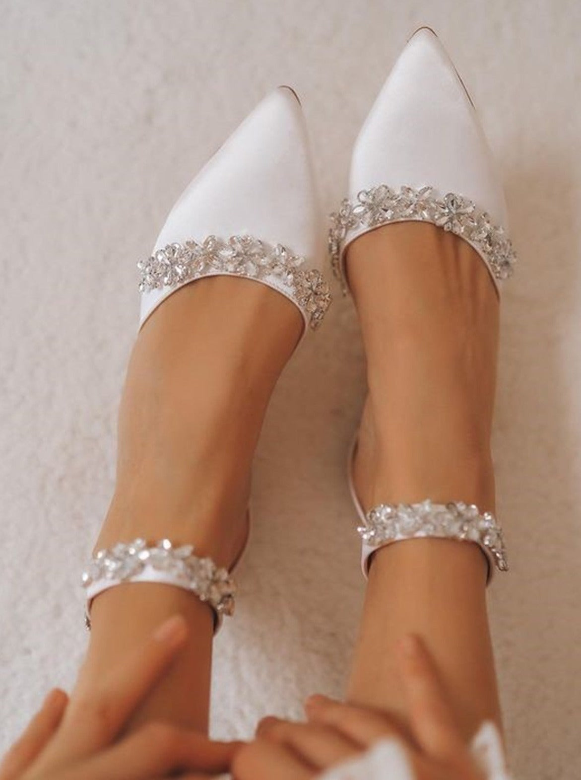 Briella diamante flat shoes