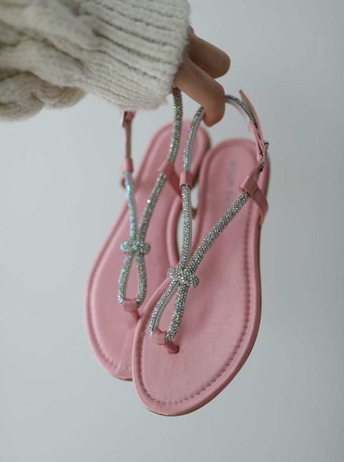 Flip Flops Diamante Sandals